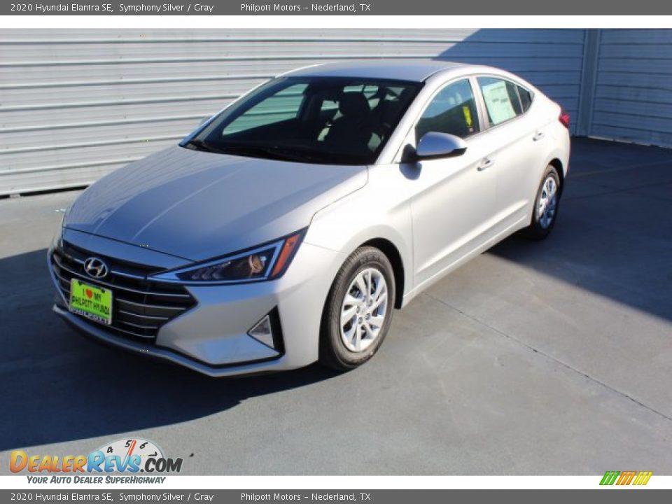 2020 Hyundai Elantra SE Symphony Silver / Gray Photo #4