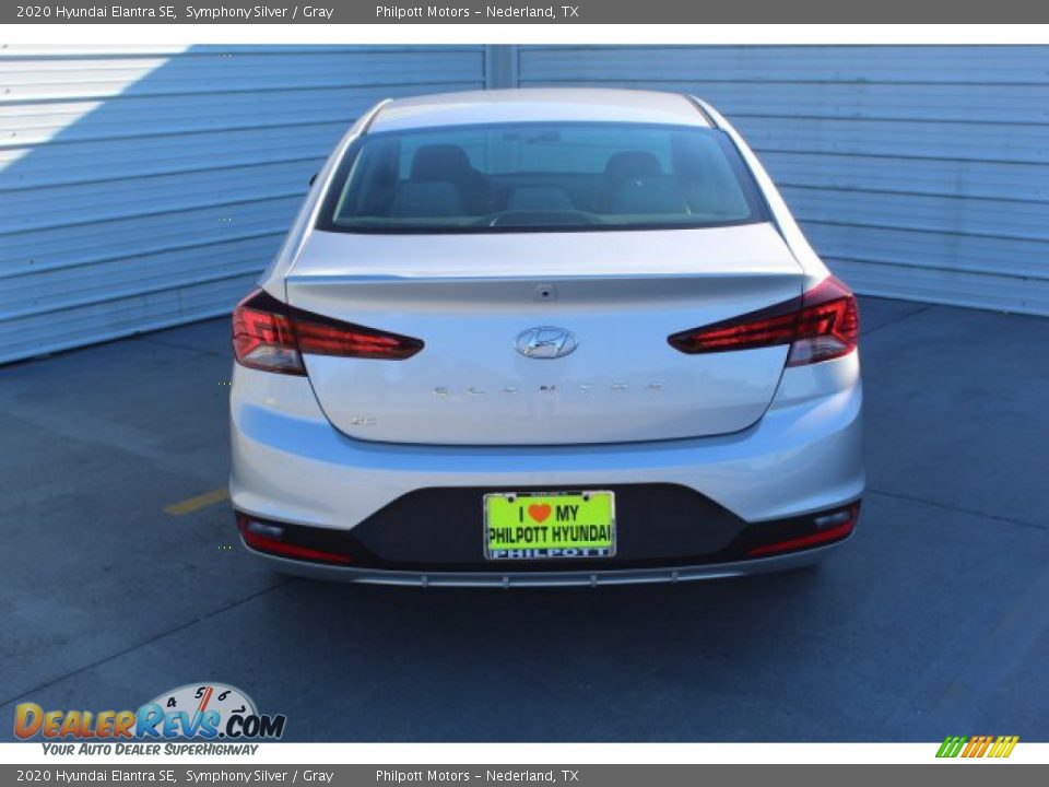 2020 Hyundai Elantra SE Symphony Silver / Gray Photo #7