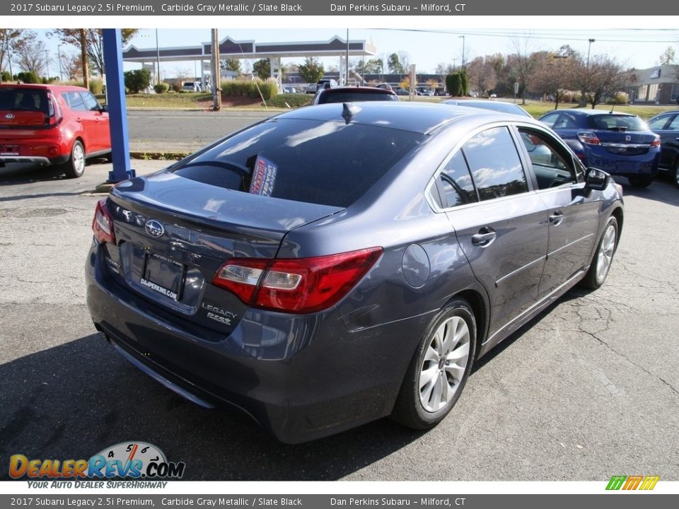 2017 Subaru Legacy 2.5i Premium Carbide Gray Metallic / Slate Black Photo #5