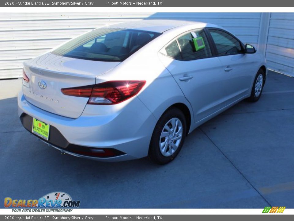 2020 Hyundai Elantra SE Symphony Silver / Gray Photo #8