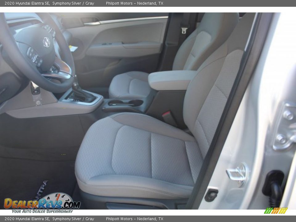 2020 Hyundai Elantra SE Symphony Silver / Gray Photo #10
