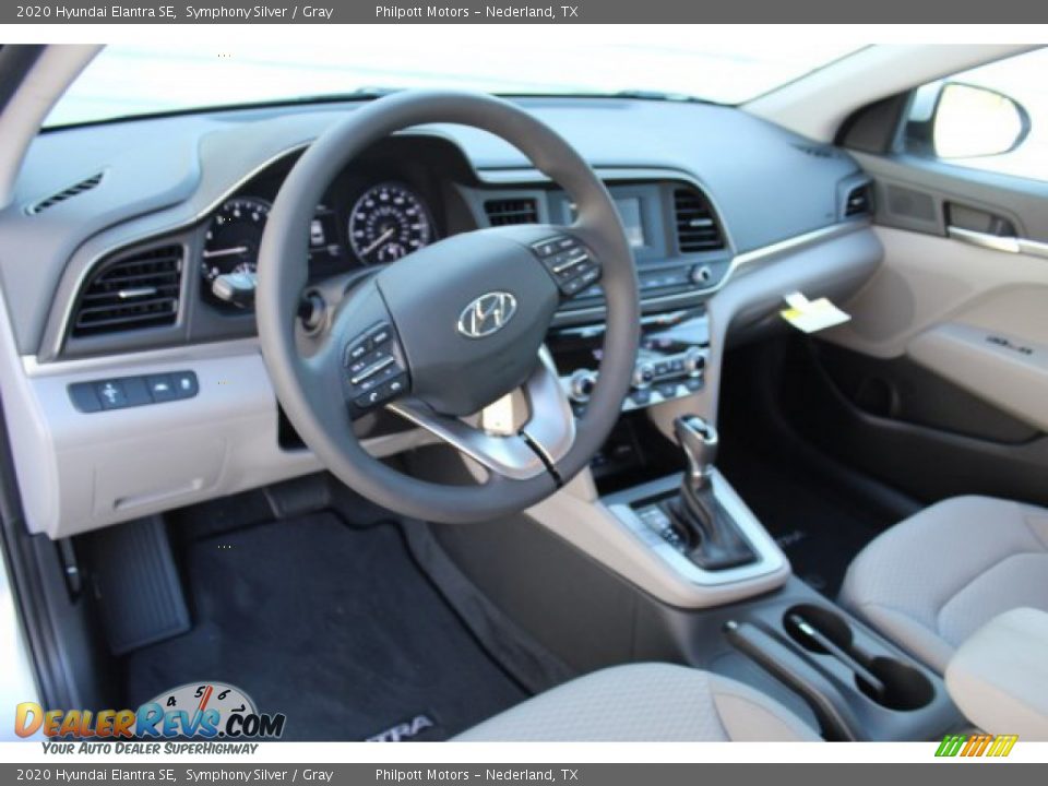 2020 Hyundai Elantra SE Symphony Silver / Gray Photo #11