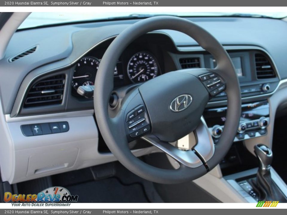 2020 Hyundai Elantra SE Symphony Silver / Gray Photo #12