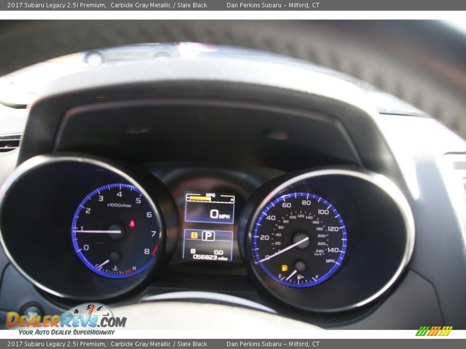 2017 Subaru Legacy 2.5i Premium Carbide Gray Metallic / Slate Black Photo #17