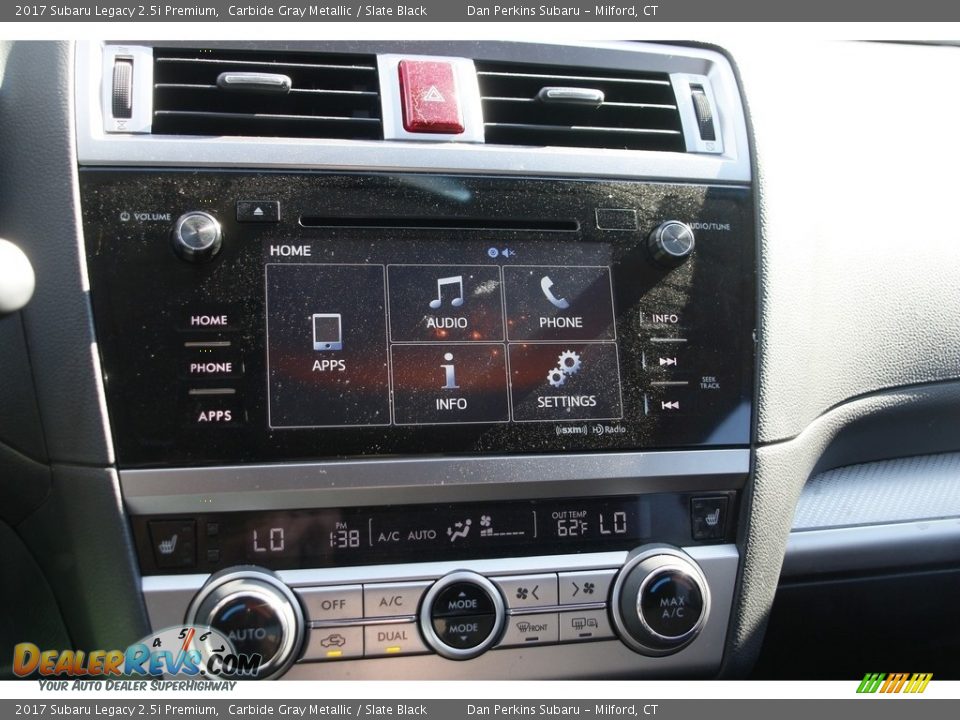 2017 Subaru Legacy 2.5i Premium Carbide Gray Metallic / Slate Black Photo #18