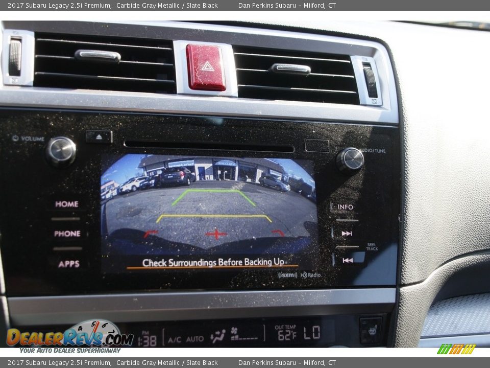 2017 Subaru Legacy 2.5i Premium Carbide Gray Metallic / Slate Black Photo #19