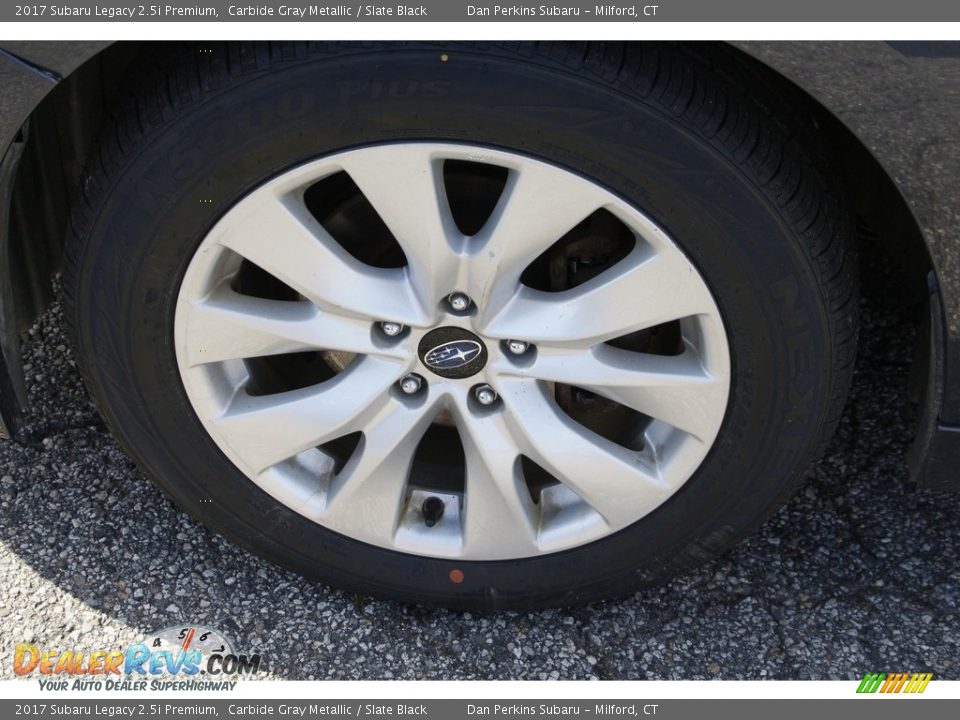 2017 Subaru Legacy 2.5i Premium Carbide Gray Metallic / Slate Black Photo #20