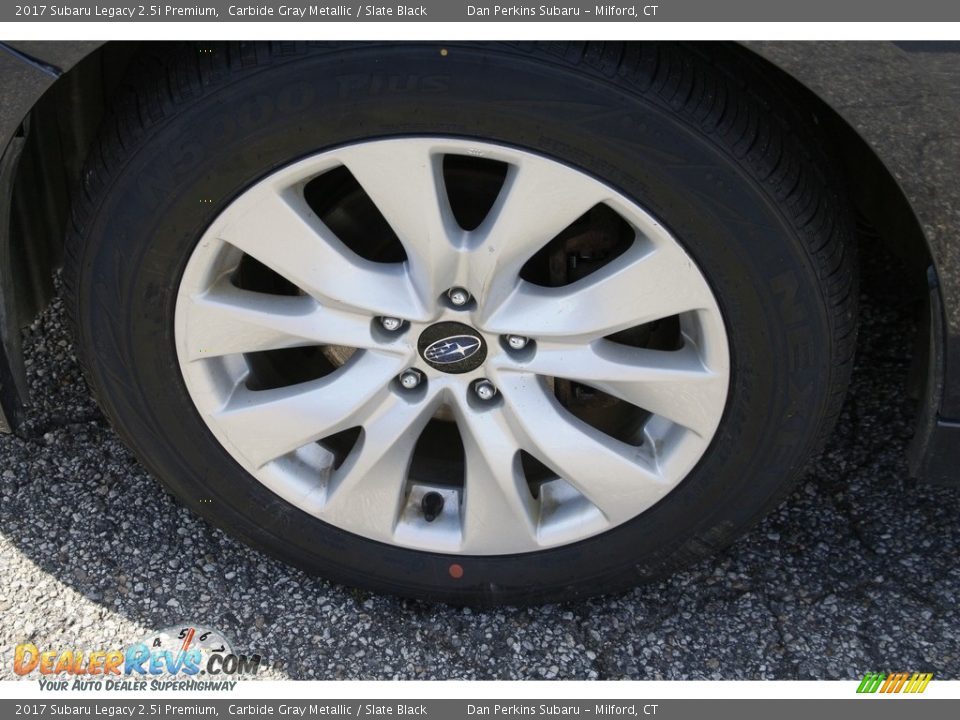 2017 Subaru Legacy 2.5i Premium Carbide Gray Metallic / Slate Black Photo #21