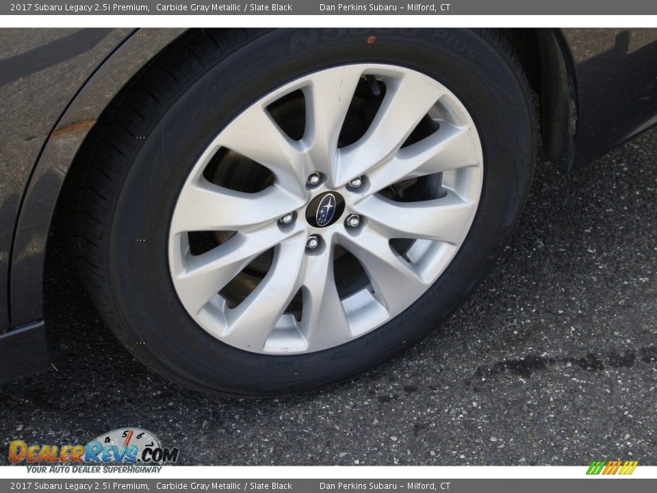 2017 Subaru Legacy 2.5i Premium Carbide Gray Metallic / Slate Black Photo #22
