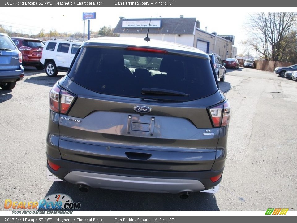 2017 Ford Escape SE 4WD Magnetic / Charcoal Black Photo #6