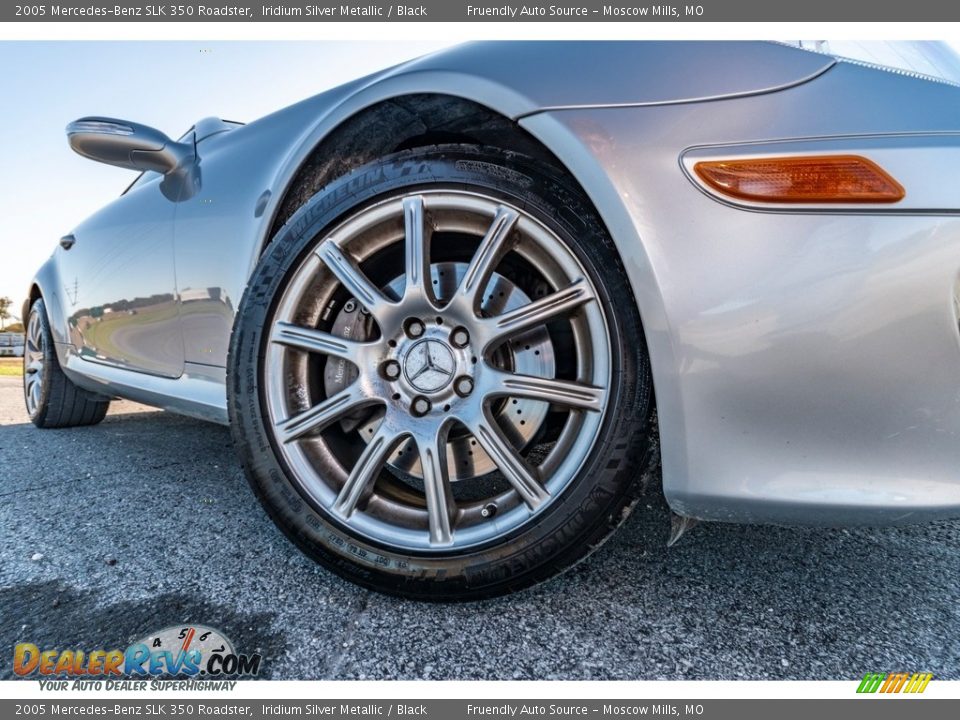 2005 Mercedes-Benz SLK 350 Roadster Iridium Silver Metallic / Black Photo #2