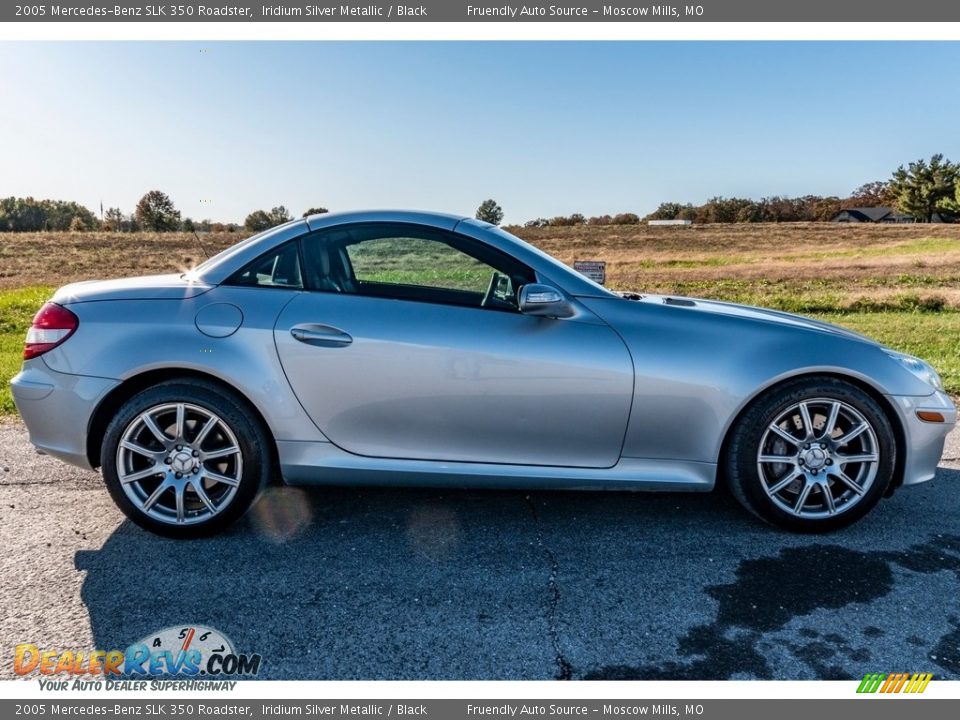 2005 Mercedes-Benz SLK 350 Roadster Iridium Silver Metallic / Black Photo #3