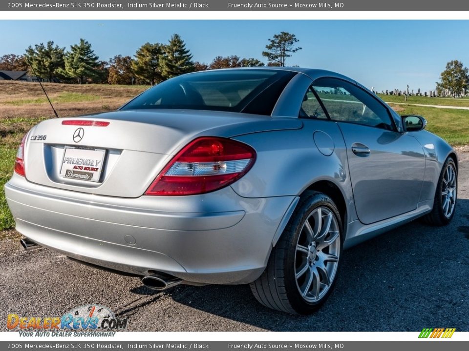 2005 Mercedes-Benz SLK 350 Roadster Iridium Silver Metallic / Black Photo #4