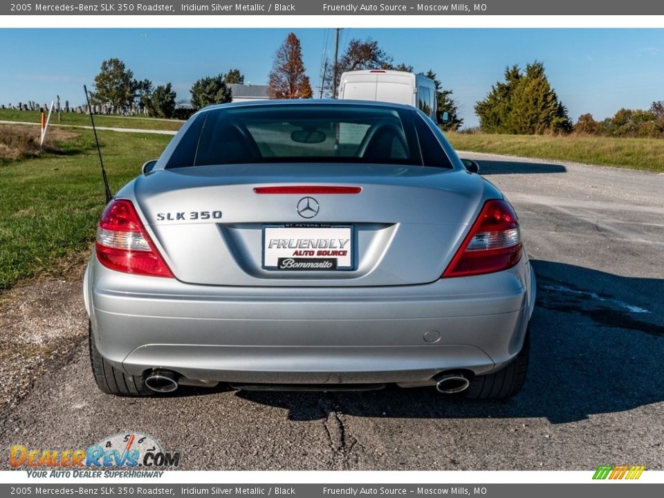 2005 Mercedes-Benz SLK 350 Roadster Iridium Silver Metallic / Black Photo #5