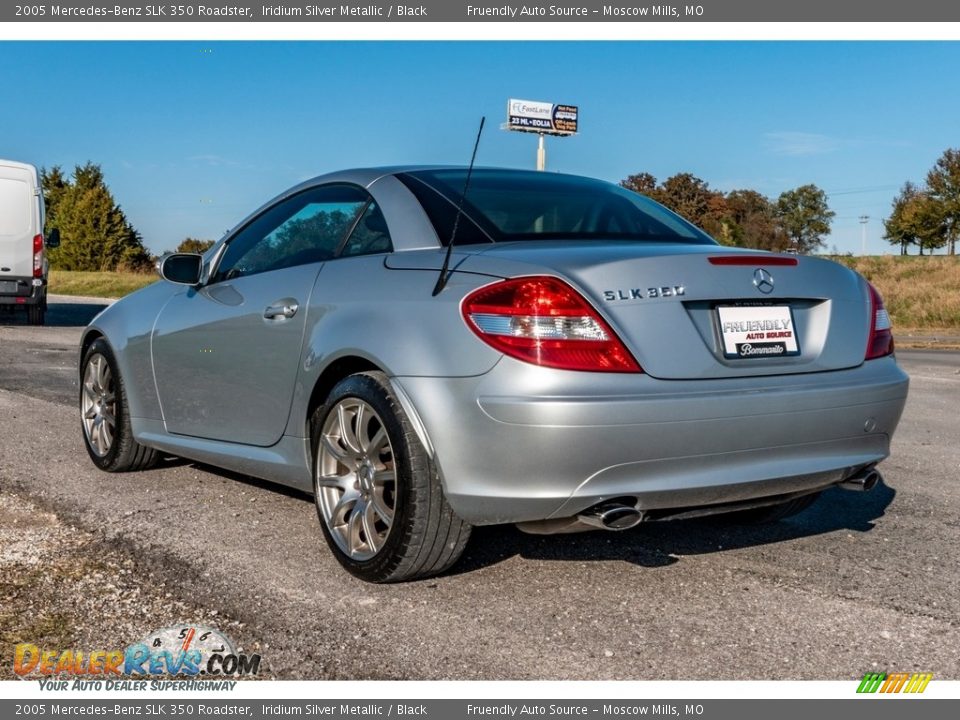 2005 Mercedes-Benz SLK 350 Roadster Iridium Silver Metallic / Black Photo #6