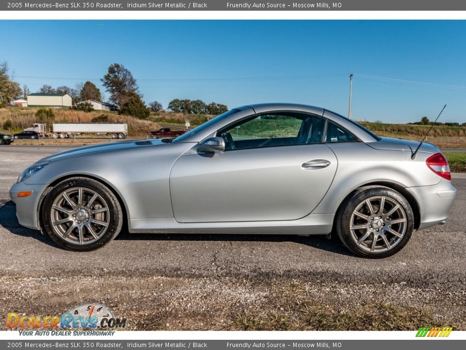 2005 Mercedes-Benz SLK 350 Roadster Iridium Silver Metallic / Black Photo #7