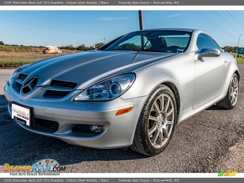 2005 Mercedes-Benz SLK 350 Roadster Iridium Silver Metallic / Black Photo #8