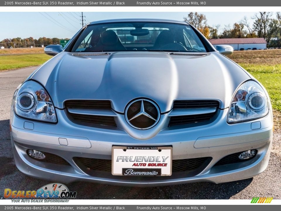 2005 Mercedes-Benz SLK 350 Roadster Iridium Silver Metallic / Black Photo #9