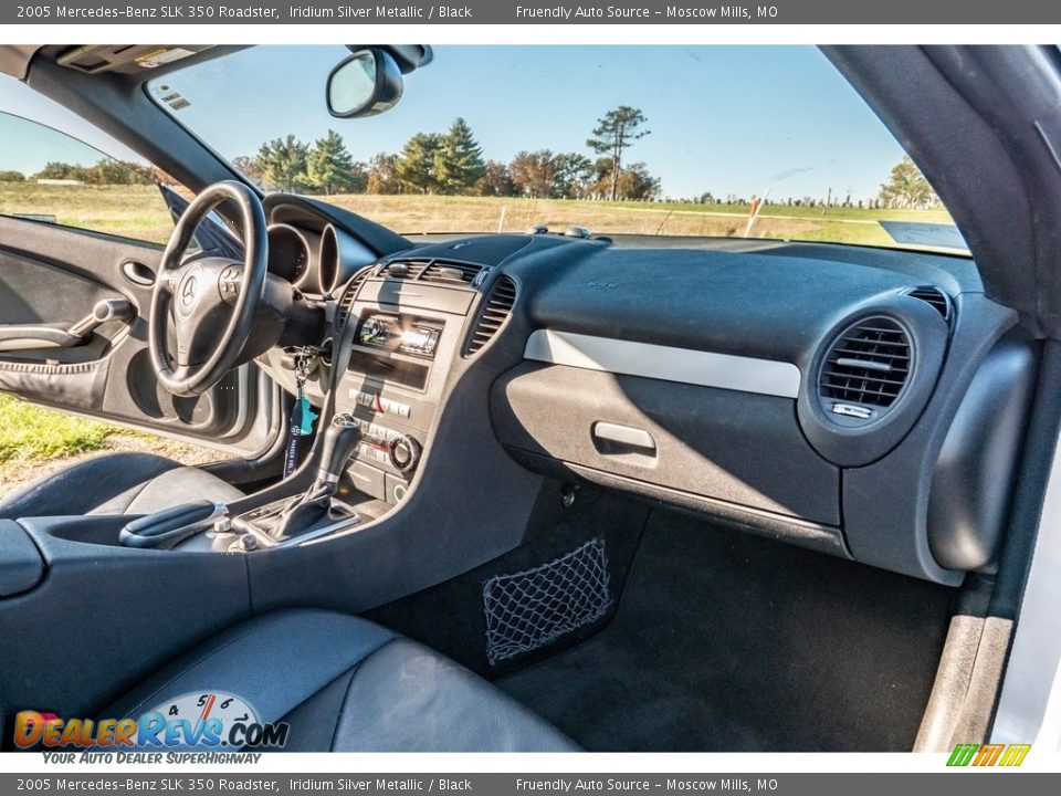 2005 Mercedes-Benz SLK 350 Roadster Iridium Silver Metallic / Black Photo #20