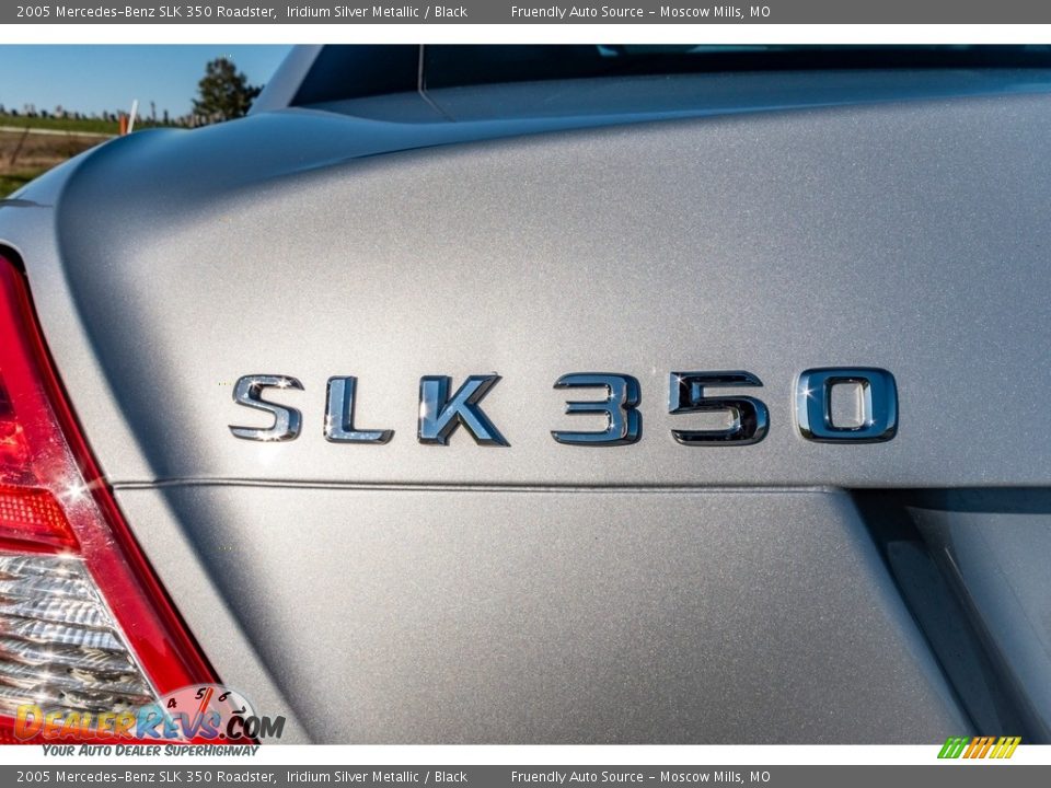 2005 Mercedes-Benz SLK 350 Roadster Iridium Silver Metallic / Black Photo #32