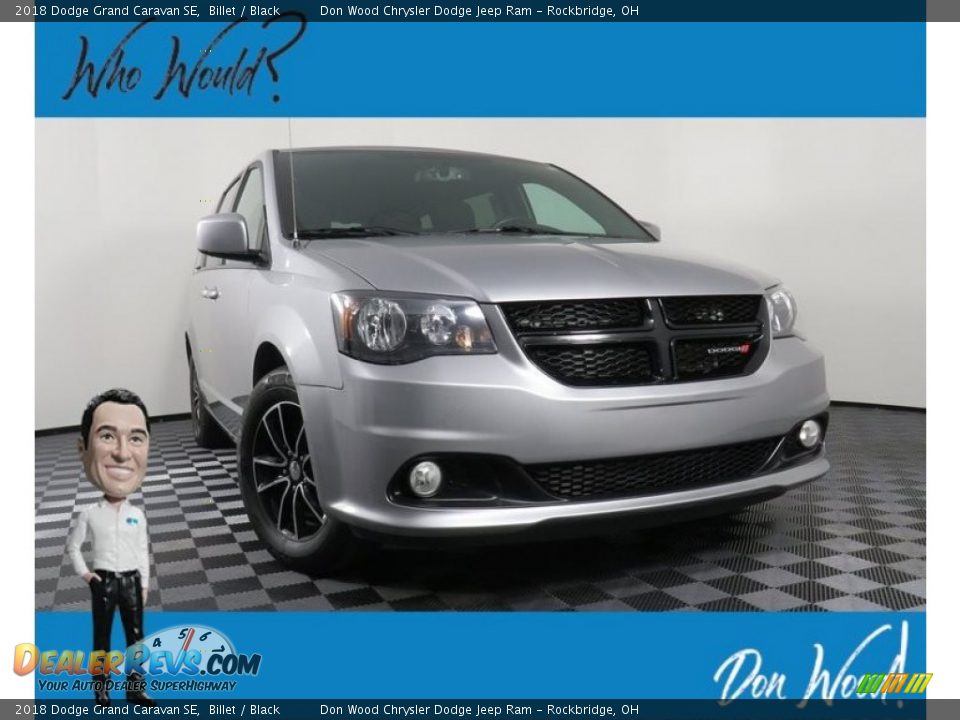 2018 Dodge Grand Caravan SE Billet / Black Photo #1
