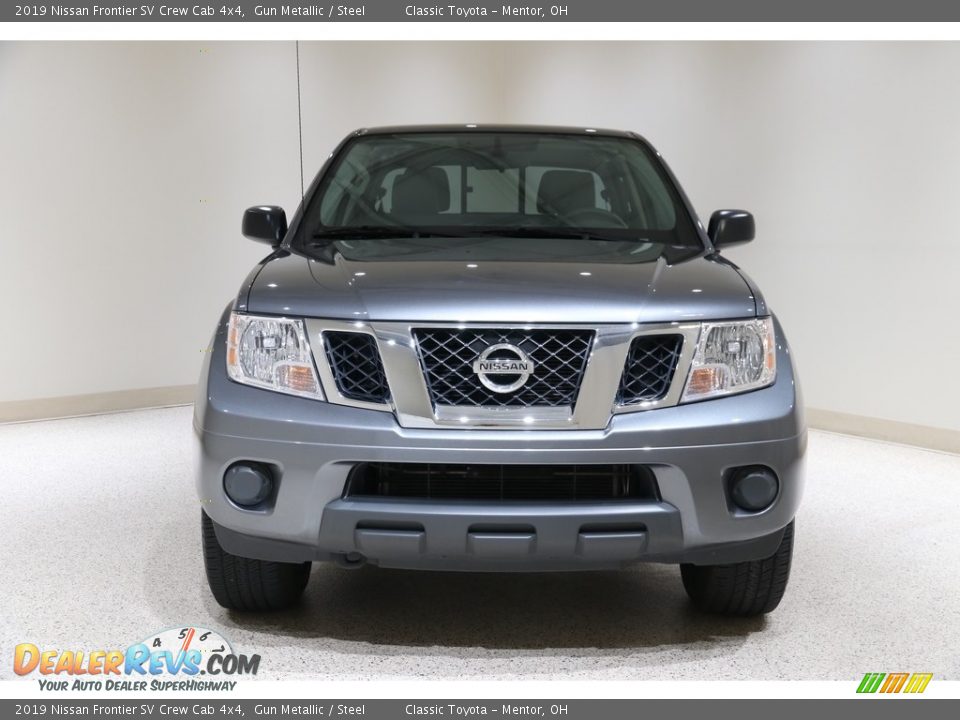 2019 Nissan Frontier SV Crew Cab 4x4 Gun Metallic / Steel Photo #2