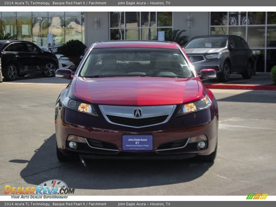 2014 Acura TL Technology Basque Red Pearl II / Parchment Photo #3