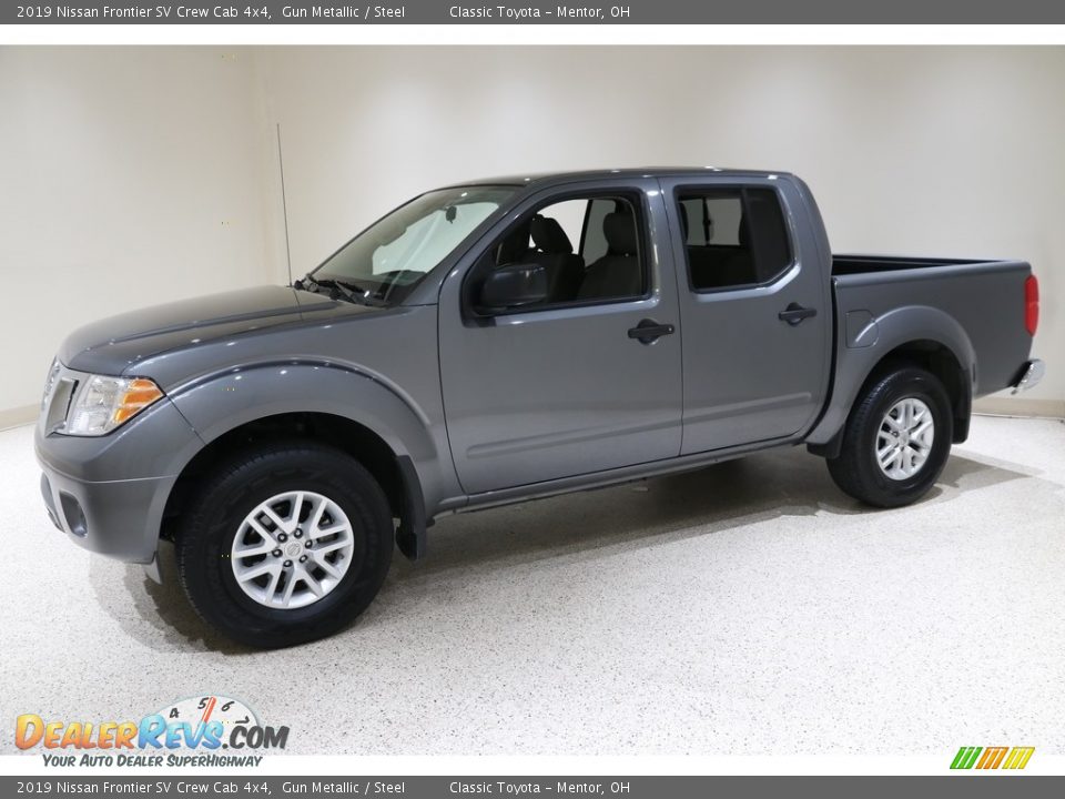 2019 Nissan Frontier SV Crew Cab 4x4 Gun Metallic / Steel Photo #3