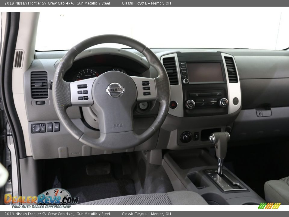 2019 Nissan Frontier SV Crew Cab 4x4 Gun Metallic / Steel Photo #6