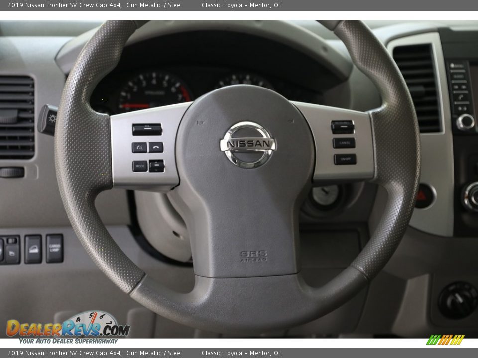 2019 Nissan Frontier SV Crew Cab 4x4 Gun Metallic / Steel Photo #7