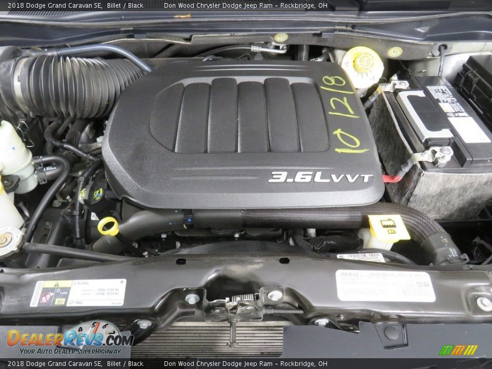 2018 Dodge Grand Caravan SE Billet / Black Photo #7