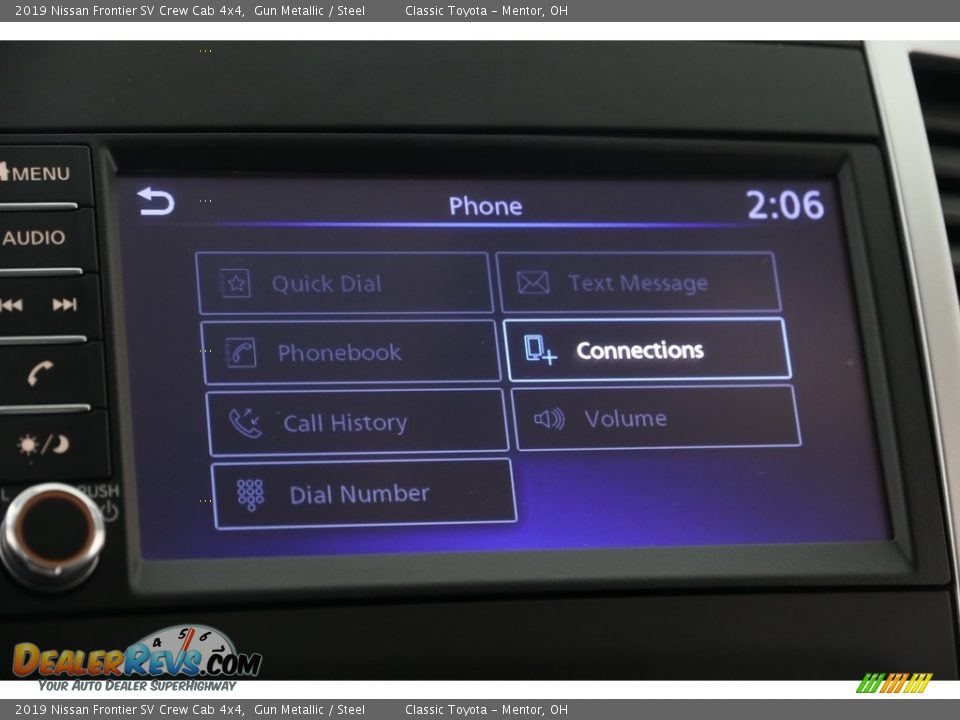 2019 Nissan Frontier SV Crew Cab 4x4 Gun Metallic / Steel Photo #11
