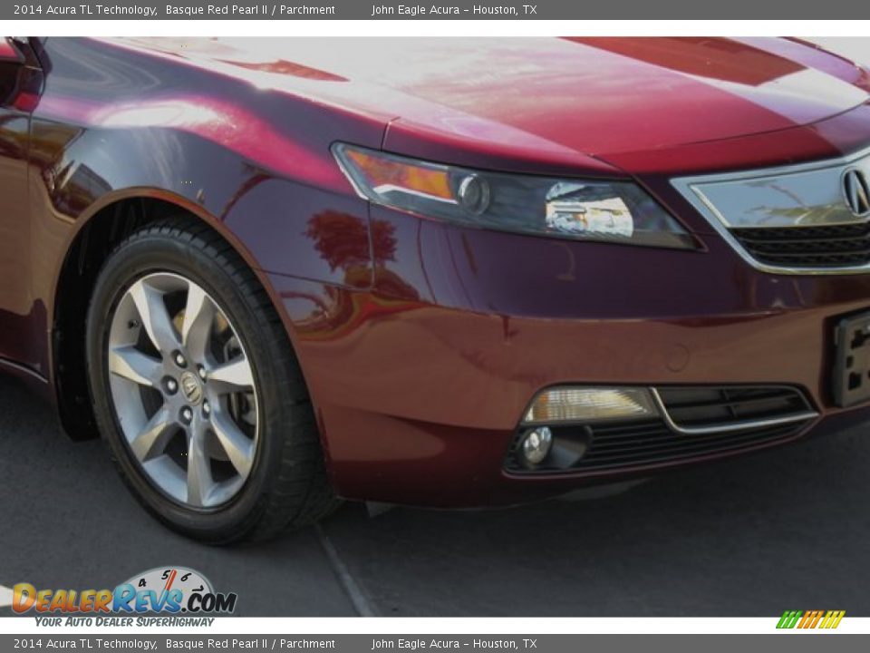 2014 Acura TL Technology Basque Red Pearl II / Parchment Photo #13