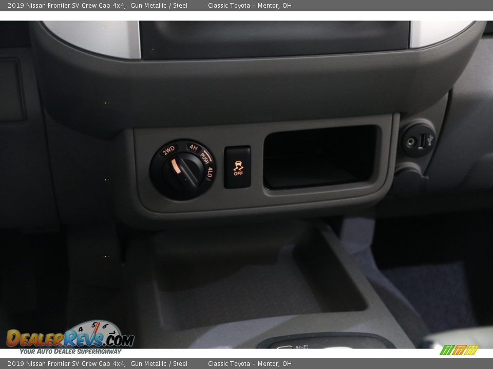 2019 Nissan Frontier SV Crew Cab 4x4 Gun Metallic / Steel Photo #12