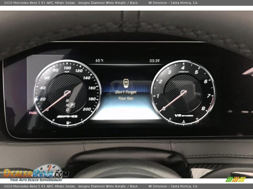 2020 Mercedes-Benz S 63 AMG 4Matic Sedan Gauges Photo #20