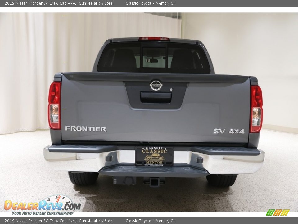 2019 Nissan Frontier SV Crew Cab 4x4 Gun Metallic / Steel Photo #18