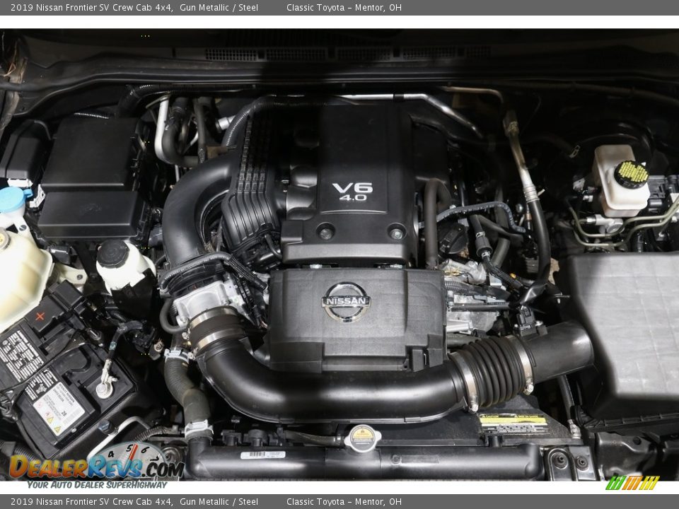2019 Nissan Frontier SV Crew Cab 4x4 Gun Metallic / Steel Photo #19