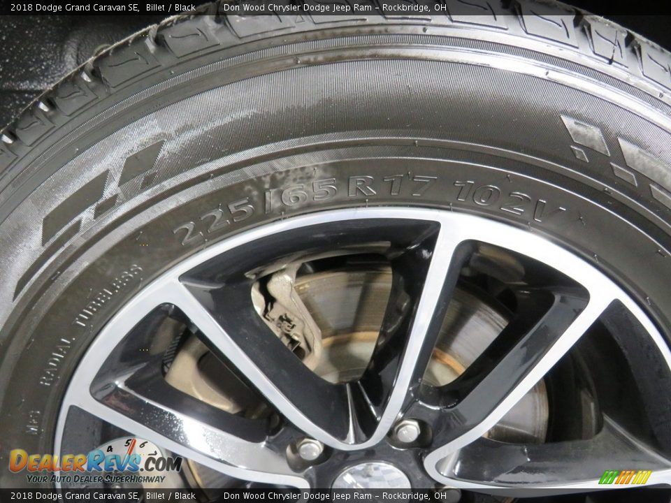 2018 Dodge Grand Caravan SE Billet / Black Photo #18