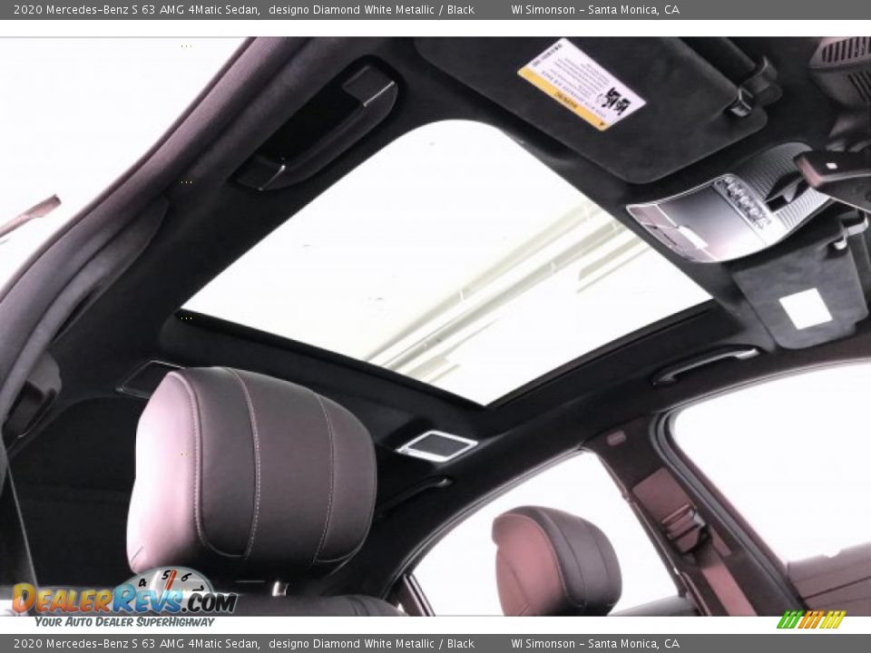 Sunroof of 2020 Mercedes-Benz S 63 AMG 4Matic Sedan Photo #29