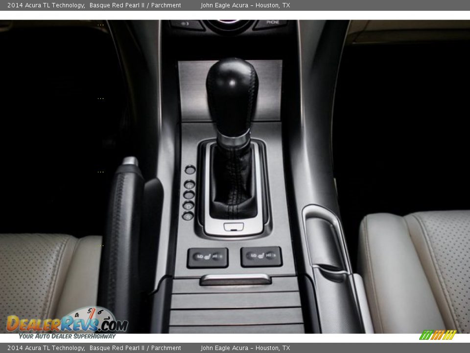 2014 Acura TL Technology Basque Red Pearl II / Parchment Photo #35