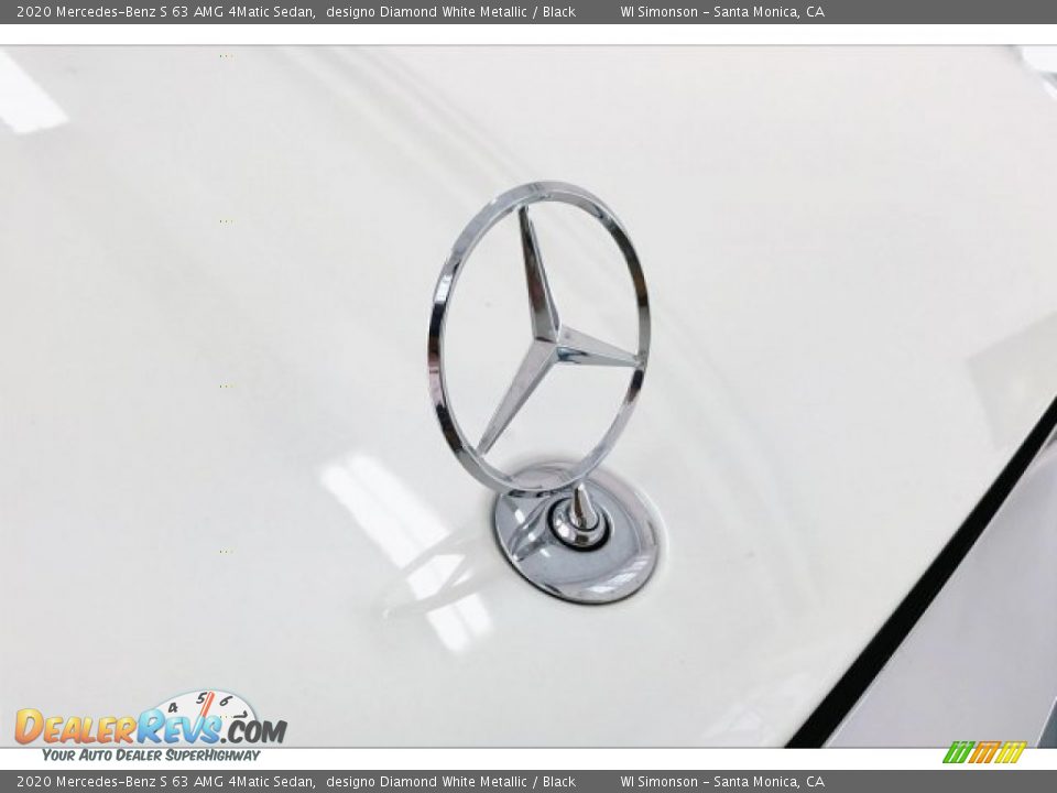2020 Mercedes-Benz S 63 AMG 4Matic Sedan designo Diamond White Metallic / Black Photo #33