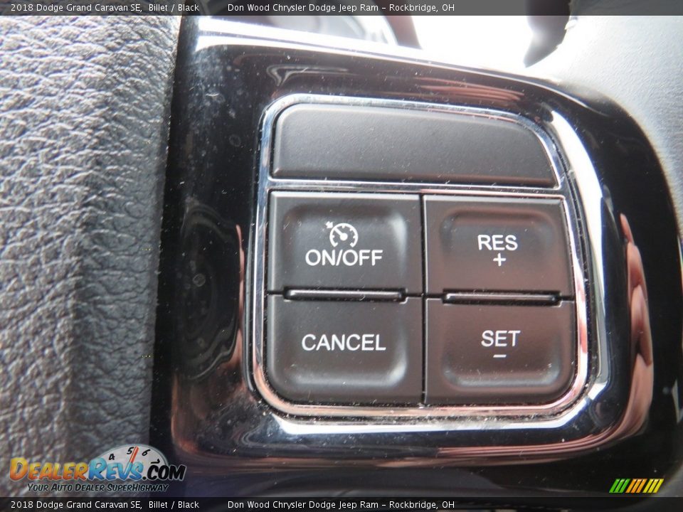 2018 Dodge Grand Caravan SE Billet / Black Photo #26