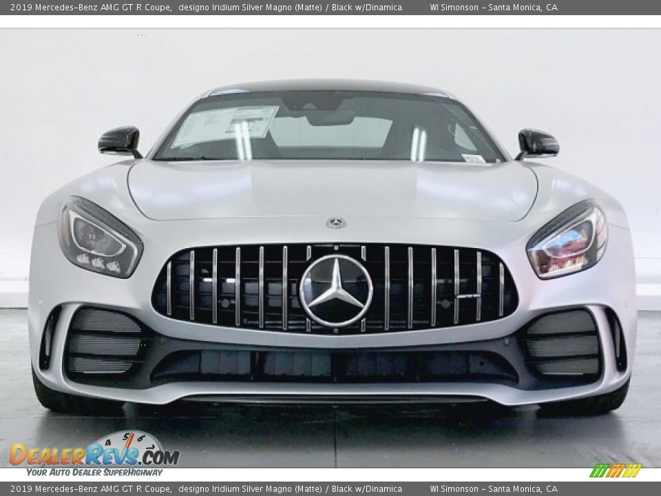 2019 Mercedes-Benz AMG GT R Coupe designo Iridium Silver Magno (Matte) / Black w/Dinamica Photo #2