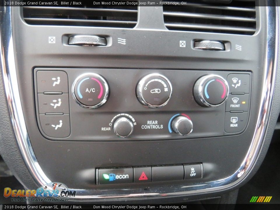 2018 Dodge Grand Caravan SE Billet / Black Photo #28