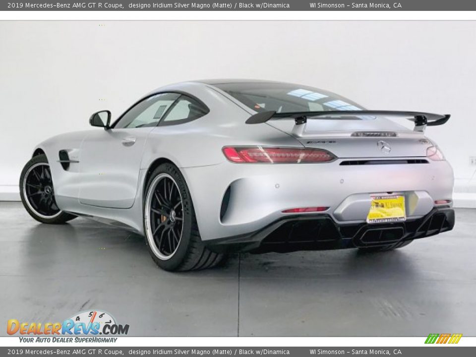 2019 Mercedes-Benz AMG GT R Coupe designo Iridium Silver Magno (Matte) / Black w/Dinamica Photo #9