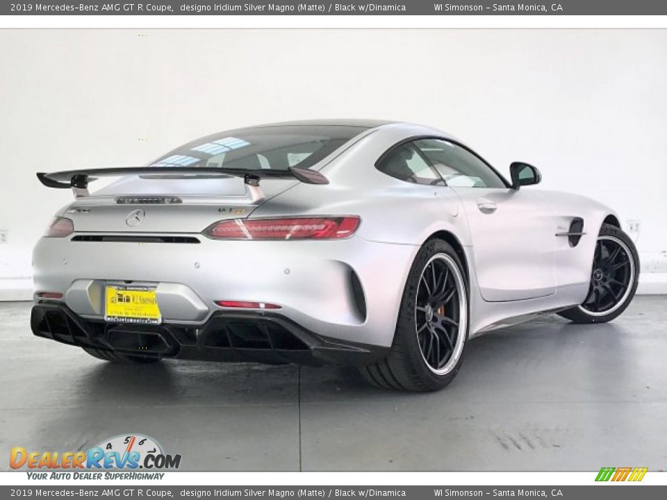 2019 Mercedes-Benz AMG GT R Coupe designo Iridium Silver Magno (Matte) / Black w/Dinamica Photo #13