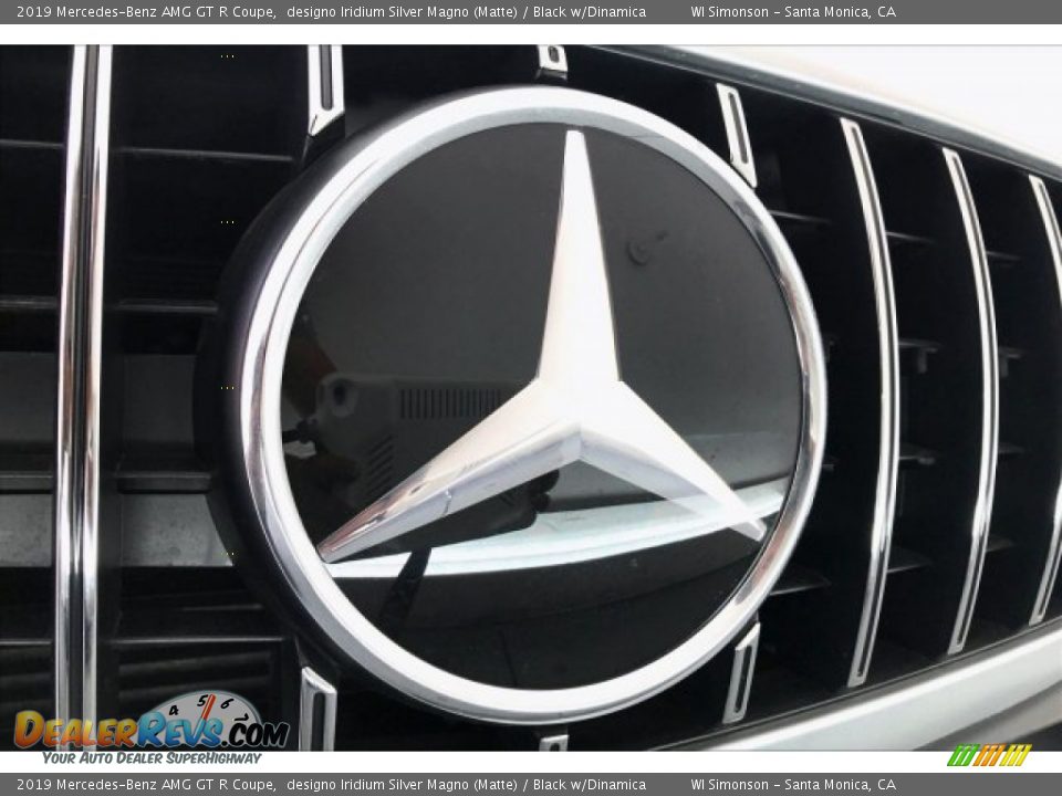 2019 Mercedes-Benz AMG GT R Coupe designo Iridium Silver Magno (Matte) / Black w/Dinamica Photo #26
