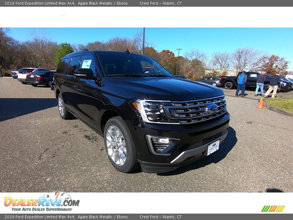 2019 Ford Expedition Limited Max 4x4 Agate Black Metallic / Ebony Photo #1