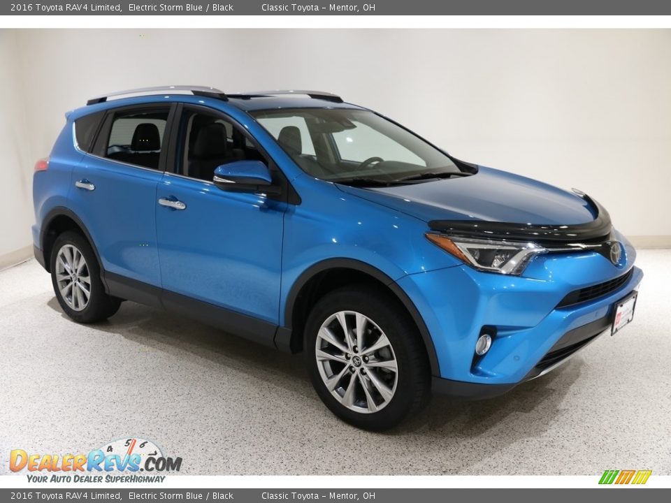 2016 Toyota RAV4 Limited Electric Storm Blue / Black Photo #1