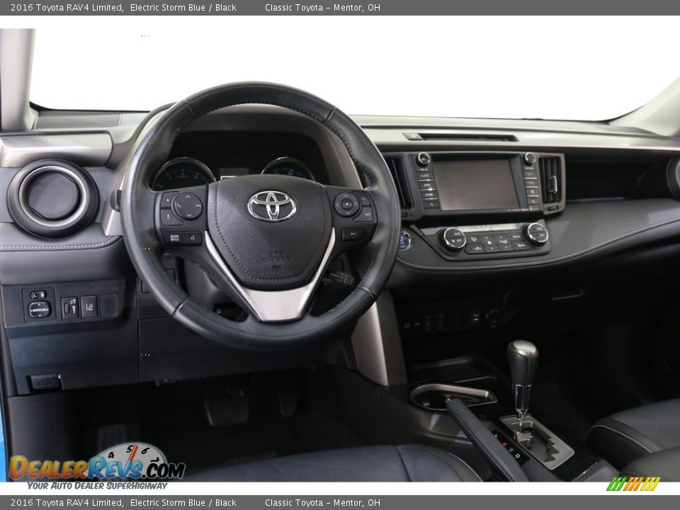 2016 Toyota RAV4 Limited Electric Storm Blue / Black Photo #6